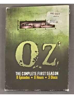 Oz: The Complete First Season DVD Set - 3 Discs, 8 Episodes GC